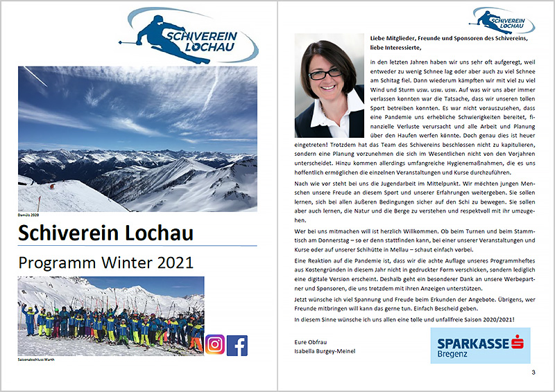 Schiverein Lochau - Winterprogramm 2020-2021