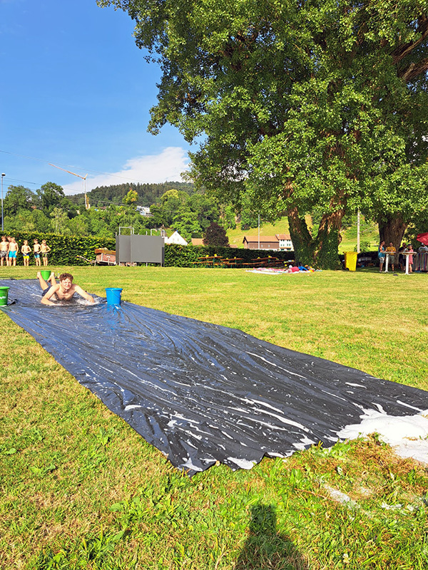 Schiverein Lochau Grillfest 2025 - Wasserrutsche